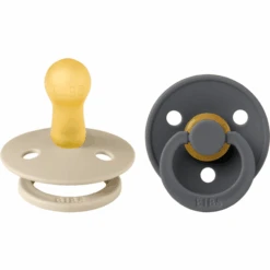 BIBS® Schnuller Colour Iron & Vanilla 6-18 Monate, 2 Stk.