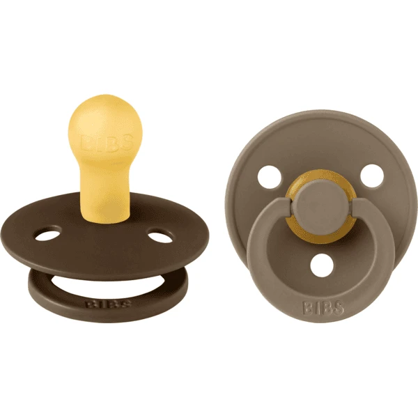 BIBS® Schnuller Colour Mocha/Dark Oak 0-6 Monate, 2 Stk. 1 BIBS® Schnuller Colour Mocha/Dark Oak 0-6 Monate, 2 Stk.