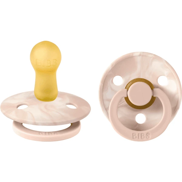 BIBS® Schnuller Colour Tie Dye Blush Und Ivory 6-18 Monate, 2 Stk. 1 BIBS® Schnuller Colour Tie Dye Blush Und Ivory 6-18 Monate, 2 Stk.