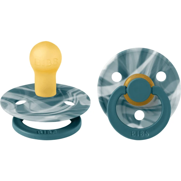 BIBS® Schnuller Colour Tie Dye - Forest Lake & White 0-6 Monate, 2 Stk. 1 BIBS® Schnuller Colour Tie Dye - Forest Lake & White 0-6 Monate, 2 Stk.