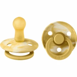 BIBS® Schnuller Colour Tie Dye Mustard Und Ivory 6-18 Monate, 2 Stk.