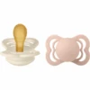 BIBS® Schnuller Supreme Latex Blush/Ivory 0-6 Monate, 2 Stk.