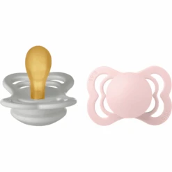 BIBS® Schnuller Supreme Latex Haze Und Blossom 0-6 Monate, 2 Stk.