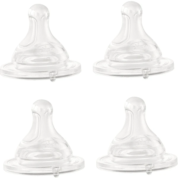 Chicco Sauger Anti-Kolik Für Normalen Nahrungsfluss Aus Silikon, 4 Stück 1 Chicco Sauger Anti-Kolik Für Normalen Nahrungsfluss Aus Silikon, 4 Stück