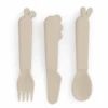 Done By Deer™ Besteck-Set Kiddish Deer Friends Sand