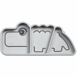 Done By Deer™ Snackteller Stick & Stay Grau Ab Dem 6. Monat