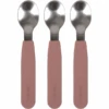 Filibabba Silikon Löffel 3er-Pack - Rose