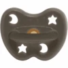 HEVEA Schnuller - Naturkautschuk Shitake Grey, Stern & Mond (0-3 Mon.)