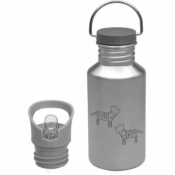 LÄSSIG Trinkflasche Aus Edelstahl, Safari Tiger 500 Ml