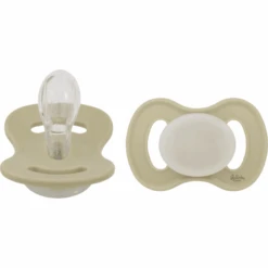 Lullaby Planet Nachtschnuller Symmetrischer Aus Silikon Gr. 2 Lake Green, 2er Pack