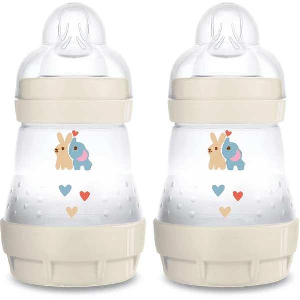 MAM Babyflasche Easy Start Anti-Colic 160 Ml, 0+ Monate, Elefant, 2 Stück 1 MAM Babyflasche Easy Start Anti-Colic 160 Ml, 0+ Monate, Elefant, 2 Stück