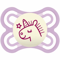 MAM Nachtschnuller Perfect Rosa 0 - 6 Monate Silikon