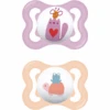 MAM Schnuller Air Silikon, 0-6 Monate, 2 Stk, Katze/Schildkröte