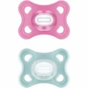 MAM Schnuller Comfort Silikon, 0-6 Mon., 2 Stk, Pink + Mint
