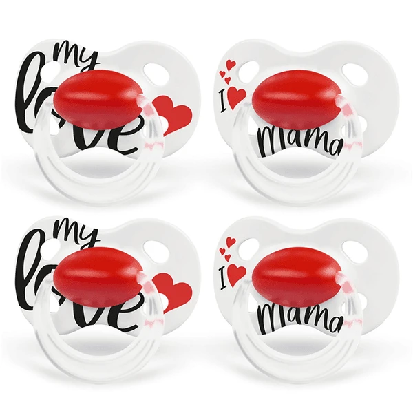 Medela Baby Schnuller Original 0-6 Monate DUO Signature 4 Stück In Weiß, Rot 1 Medela Baby Schnuller Original 0-6 Monate DUO Signature 4 Stück In Weiß, Rot