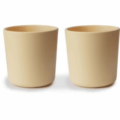 Mushie Becher 200 Ml 2 Stück, Pale Daffodil