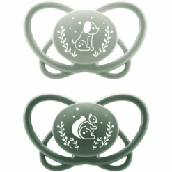 Nip® Schnuller First Moments "My Butterfly" - Grün, Aus Silikon, Größe 2 (5-18 Monate)