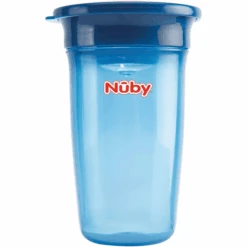 Nuby Nûby 360° Trinklernbecher WONDER CUP Basic Ab Dem 6. Monat 300 Ml In Blau