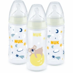 NUK Flaschenset First Choice⁺ Night 300 Ml Koala/gelb