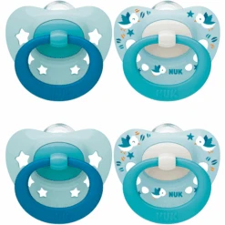 NUK Schnuller Signature, Boy Gr. 1, 4 Stück