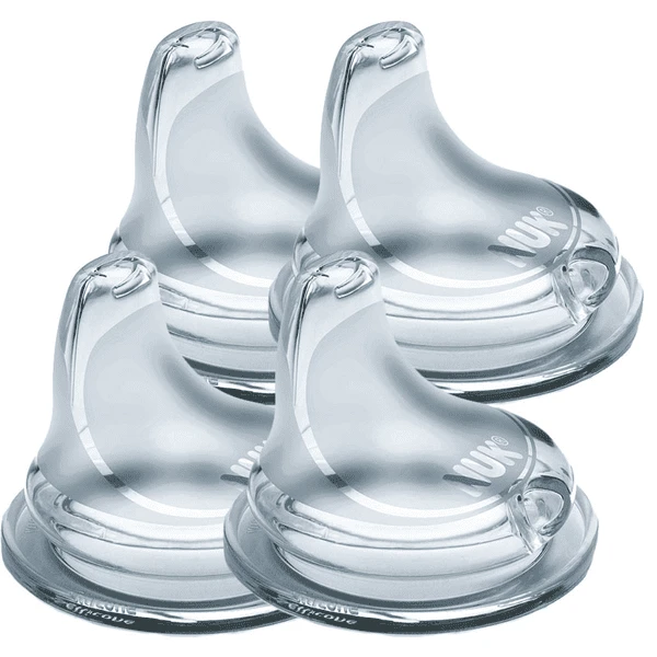 NUK Soft-Trinktülle Aus Silikon 6 - 18 Monate 4er Packung 1 NUK Soft-Trinktülle Aus Silikon 6 - 18 Monate 4er Packung