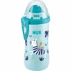 NUK Trinkflasche Flexi Cup, Color Change, Blau