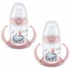 NUK Trinklernflasche First Choice Disney Winnie Puuh In Rosa, 2 Stück