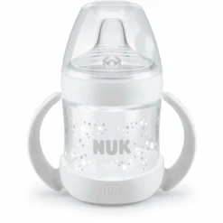 NUK Trinklernflasche Nature Sense 150 Ml In Weiß