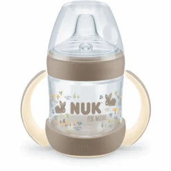 NUK Trinklernflasche NUK For Nature, 150ml, Braun