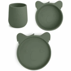 Nuuroo Geschirrset Judi Koala Dusty Green 3er Set
