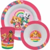 P:os Frühstücksset Paw Patrol, Girl, 3tlg