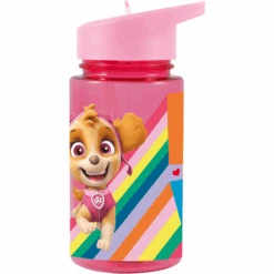 P:os Trinkflasche Paw Patrol Mit Strohhalm 430 Ml, Girls