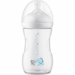 Philips Avent Babyflasche SCY673/81 Natural Response Mit AirFree Ventil 260ml Neutral Elefant