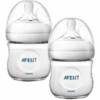 Philips Avent Natural Flasche SCF030/17, 125ml, 2 Stück, Transparent