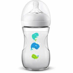 Philips Avent Natural Flasche SCF070/23, 260ml, 1 Stück, Wal