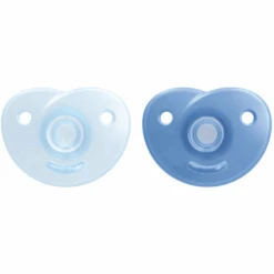 Philips Avent Schnuller Soothie SCF099/21 0-6m In Blau Inklusive Stericase, 2 Stück