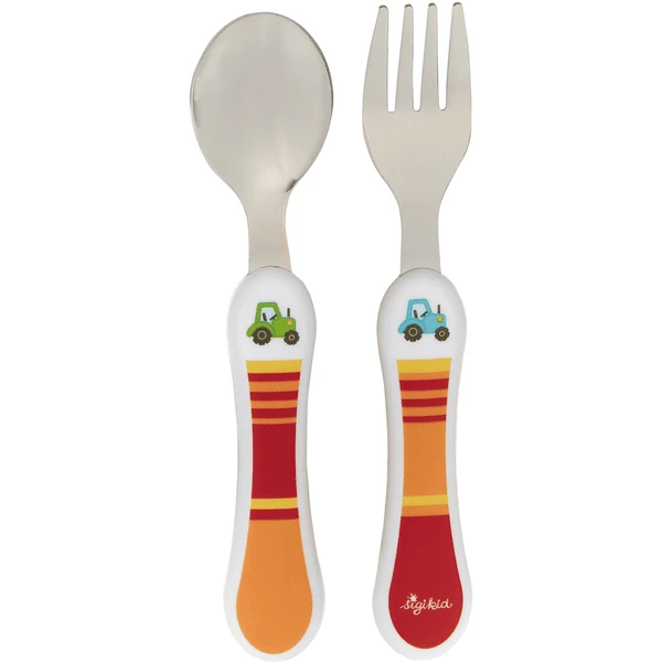 Sigikid® Besteckset Löffel Und Gabel Traktor 1 Sigikid® Besteckset Löffel Und Gabel Traktor