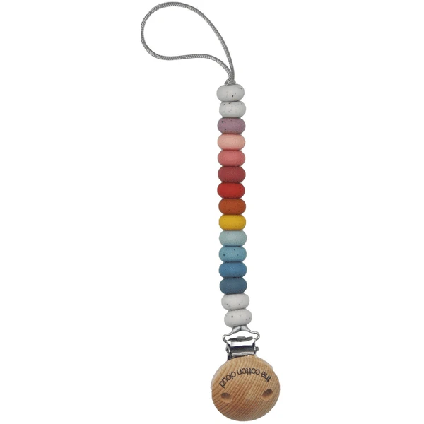 The Cotton Cloud Schnullerkette Bonbon, Regenbogen 1 The Cotton Cloud Schnullerkette Bonbon, Regenbogen