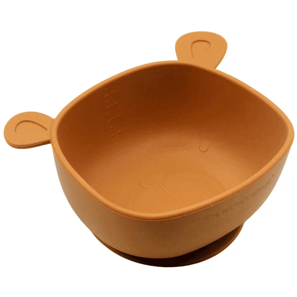 The Cotton Cloud Schüssel Mit Saugfuß Silikon Lili Der Bär, Cinnamon 1 The Cotton Cloud Schüssel Mit Saugfuß Silikon Lili Der Bär, Cinnamon