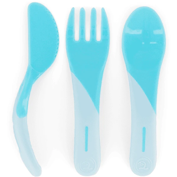 TWISTSHAKE Esslern-Besteck 6+ Monate Pastel Blau 1 TWISTSHAKE Esslern-Besteck 6+ Monate Pastel Blau
