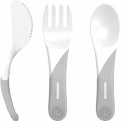 TWISTSHAKE Esslern-Besteck 6+ Monate Weiß